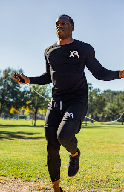 XFA Men's Performance Compression tights w/shorts – Xodus Fitness